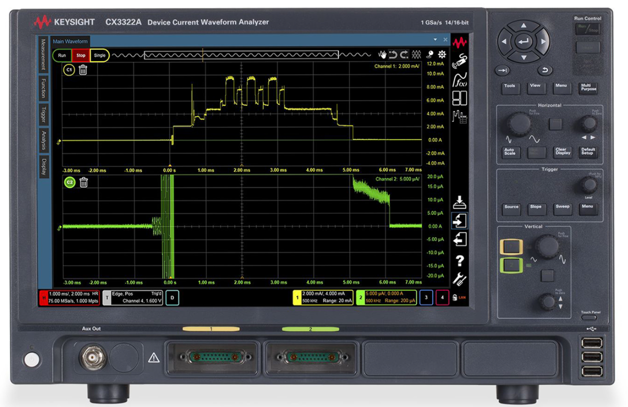 是德科技 CX3300系列 器件电流波形分析仪
